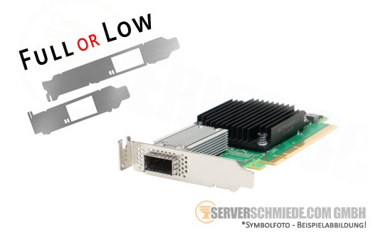 Fujitsu Mellanox ConnectX-5 CX555A 1x 100Gb QSFP28 Infiniband Network Controller PCIe 3.0 x16