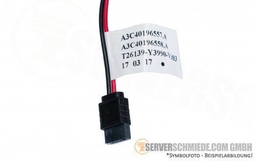 Fujitsu ODD Power Cable Kabel 45cm for RX2530 M4 M5 T26139-Y3990-V303