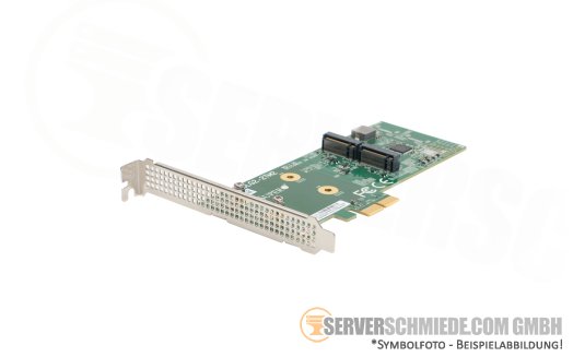 Fujitsu PDUAL CP100 2x M.2 SATA 2242 / 2280 SSD Raid 1 Mirror Storage Controller PCIe x4  PY-DMCP24