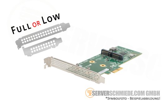 Fujitsu PDUAL CP100 2x M.2 SATA 2242 / 2280 SSD Raid 1 Mirror Storage Controller PCIe x4  PY-DMCP24