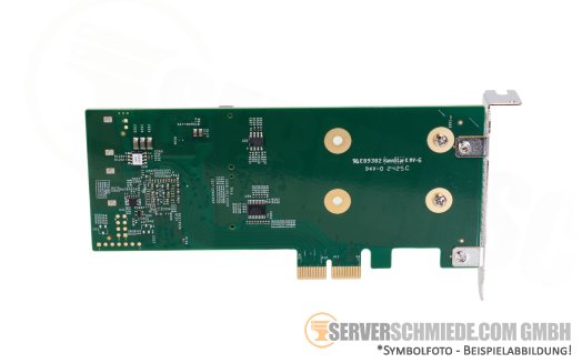 Fujitsu PDUAL CP100 2x M.2 SATA 2242 / 2280 SSD Raid 1 Mirror Storage Controller PCIe x4  PY-DMCP24 +NEW+
