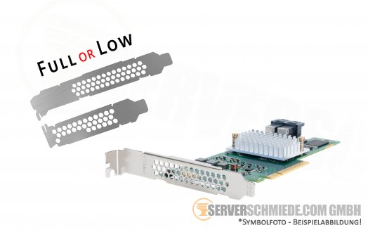 Fujitsu PRAID CP400i 8-port 12G SAS RAID 0, 1, 10, 5*, 50* 2x SFF-8643 PCIe x8 Storage Controller