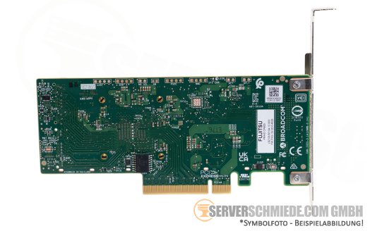 Fujitsu PRAID CP600i 8-port 12G SAS 1x SFF-8654 PCIe 4.0 x8 RAID 0, 1, 10 Storage Controller