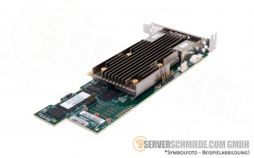 Fujitsu PRAID EP540e LSI 9480-8e PCIe x8 2x SFF-8644 extern 12G SAS for HDD SSD Storage Controller Raid 0, 1, 10, 5, 50, 6, 60