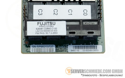 Fujitsu PRAID EP580i SAS Storage Raid 8GB 16x 12G SAS Ports 4x SFF-8643 PCIe x8 Controller S26361-D3850-C100