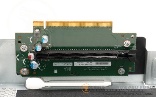 Fujitsu Primary Riser 1x x16 PCIe 4.0 FP full profile GPU Slot 3/9 incl. cage RX2540 M6 CA05950-2269 CA05950-2180