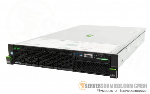 Fujitsu Primergy RX2540 M1 19" 2U Server 8x 2,5" SFF 2x Intel XEON E5-2600 v3 DDR4 ECC Raid 2x PSU Server