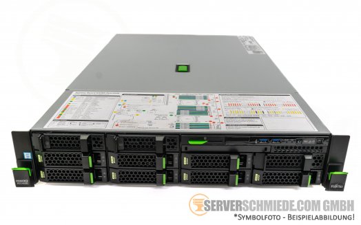 Fujitsu Primergy RX2540 M1 19" 2U Server 8x 3,5" LFF 2x Intel XEON E5-2600 v3 DDR4 ECC Raid 2x PSU -CTO-
