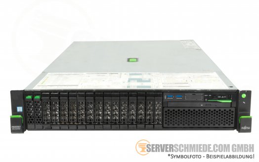 Fujitsu Primergy RX2540 M2 19" 2U Server 8x 2,5" SFF 2x Intel XEON E5-2600 v3 SAS SATA Raid 2x PSU vmware ready -CTO-