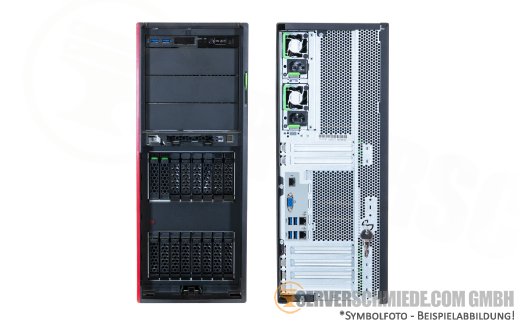 Fujitsu Primergy TX2550 M5 Tower Server 16x 2,5" SFF 2x Intel XEON LGA3647 Scalable SAS SATA Raid 2x PSU vmware ready