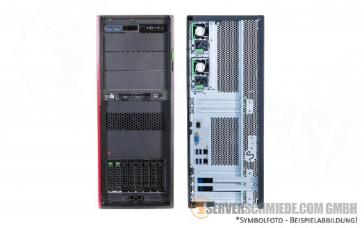 Fujitsu Primergy TX2550 M5 Tower Server 8x 2,5" SFF 2x Intel XEON LGA3647 Scalable SAS SATA Raid 2x PSU vmware ready