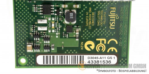 Fujitsu Intel 4x 1GbE RJ-45 copper Gigabit Ethernet PCIe x 4 Controller D3045-A11
