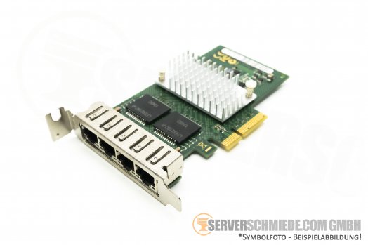 Fujitsu Intel 4x 1GbE RJ-45 copper Gigabit Ethernet PCIe x 4 Controller D3045-A11