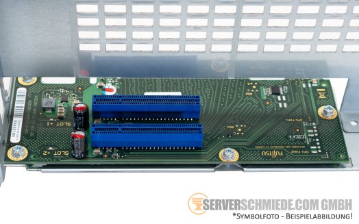 Fujitsu Riser Card Board 2x x8 PCIe 3.0 RX2540 M1 incl. cage D3274-A12 GS 1
