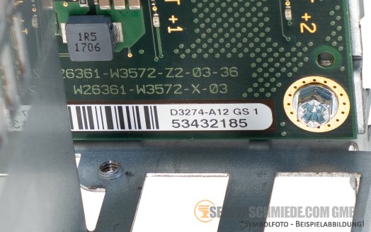 Fujitsu Riser Card Board 2x x8 PCIe 3.0 RX2540 M1 incl. cage D3274-A12 GS 1