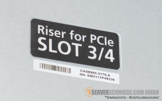 Fujitsu Riser left right 2x x8 PCIe 4.0 GPU incl. cage RX2540 M6 CA05950-2270