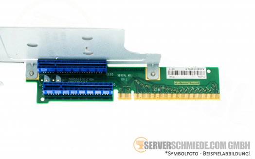 Fujitsu RX2530 M2 1-Slot 2x8 PCI-e Riser Card incl. Cage A3C40174697 A3C40174932 A3C40174931