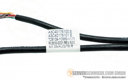 Fujitsu RX2530 M2 Front Panel incl. Cable A3C40159876 A3C40176081 A3C40176082