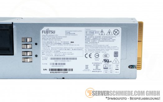 Fujitsu 900W Netzteil PSU 80 Plus Platinum RX2530 RX2540 M6 M7