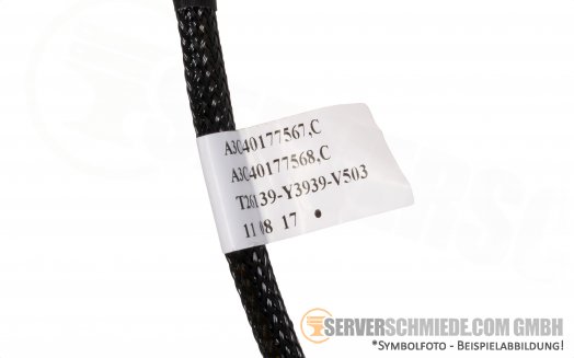 Fujitsu RX2540 M1 M2 M3 M4 Powerkabel 2x 6-pin A3C40177567 A3C40177568 T26139-Y3939-V503