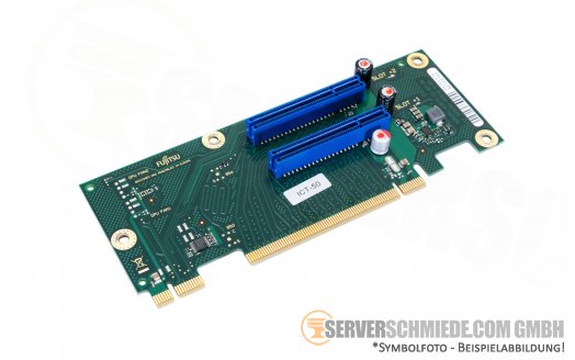 Fujitsu RX2540 M1 Risercard 1x Slot  PCIe x4 1x PCIe x16 Slot D3274-A12 GS 1