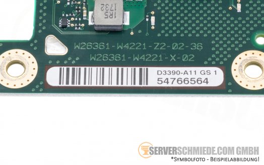 Fujitsu RX2540 M1 M4 Risercard without Cage 1x PCIe x4 1x PCIe x16 D3390-A11 GS 1