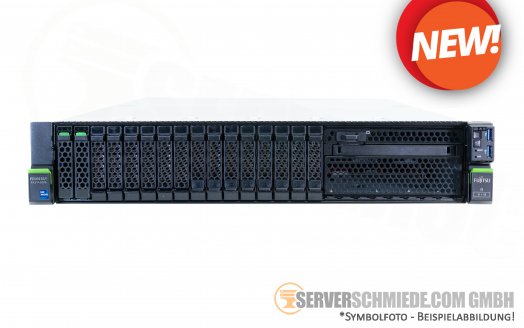 Fujitsu RX2540 M6 Server 16x 2,5" SFF 2x Intel XEON Scalable LGA4189 DDR4 ECC Raid 2x PSU 2U 19" Rack