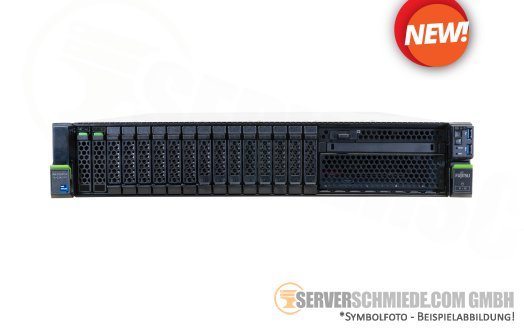 Fujitsu RX2540 M7 Server 16x 2,5" SFF SAS SATA 2x Intel XEON Scalable LGA4677 DDR5 ECC Raid 2x PSU 19" 2U Rack +NEW+