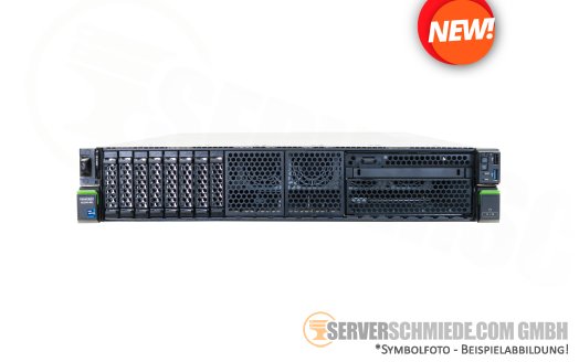 Fujitsu RX2540 M8 Server 8x 2,5" SFF SAS SATA NVMe 2x Intel XEON Scalable LGA4710 DDR5 ECC Raid 2x PSU 19" 2U Rack +NEW+