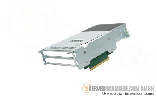 Fujitsu Secondary Riser 1x x16 PCIe 4.0 FP full profile GPU Slot 3/9 incl. cage RX2540 M6 CA05950-2269 CA05950-2181