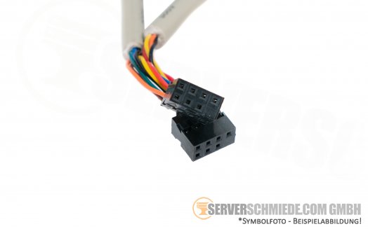 Fujitsu Signal Kabel 1x 25cm 8pin --1x 8pin 1x 10cm  1x 8pin-- 8pin E312078