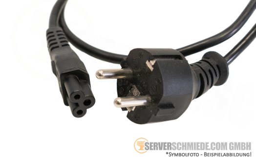 Generic 0,50 - 0,90m Kaltgeräte Kabel 1x Schuko 1x C5 Kleeblatt