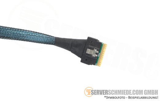 Generic 100cm NVMe Kabel cable 1x SFF-8654 8i to 2x SFF-8654 4i