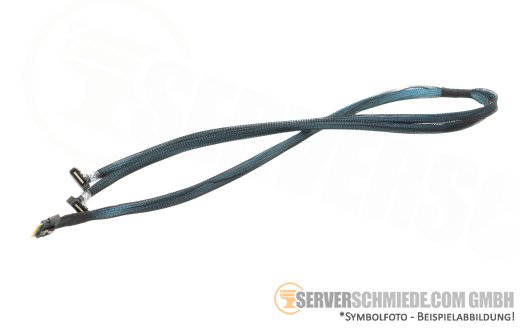 Generic 100cm NVMe Kabel cable 1x SFF-8654 8i to 2x SFF-8654 4i