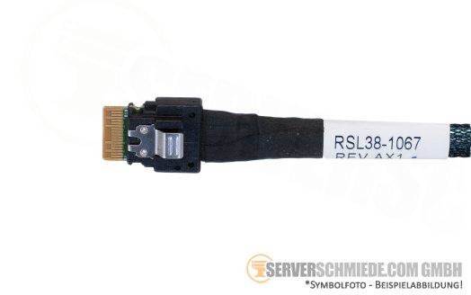 Generic 100cm SAS Kabel cable 1x SFF-8643 to 1x SFF-8654 4i RSL38-1067