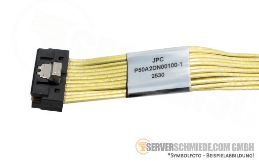 Generic 10cm NVMe Riser Upgrade Kabel cable 1x SFF-8654 8i gerade to 1x SFF-8654 8i gerade