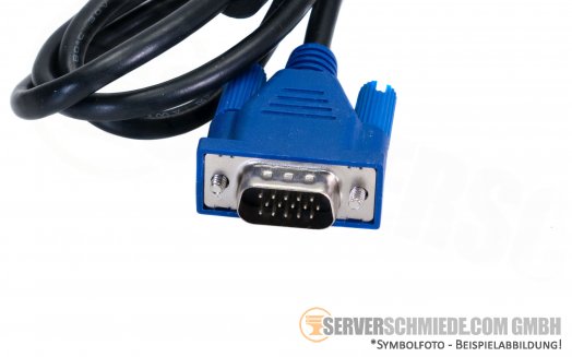 Generic 1,40m - 1,5m 2x VGA male Kabelverlängerung