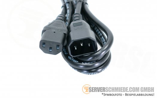 Generic 1,40m - 2,00m 1x C13 1x C14 Kaltgerätekabel Verlängerung