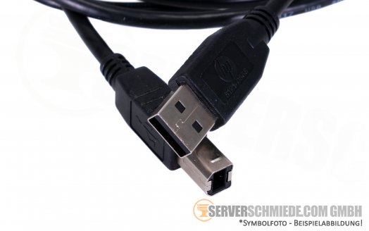 Generic 1,50m - 2,00m Patchkabel 1x USB 2.0 Stecker A zu 1x USB 2.0 Stecker B