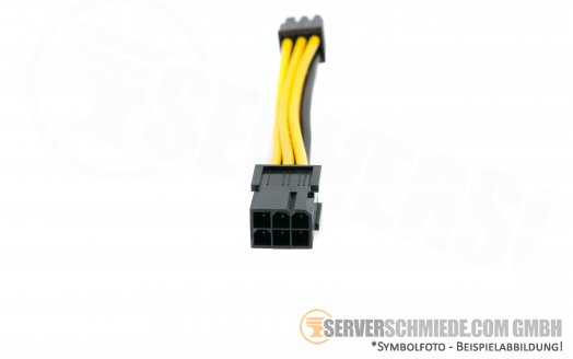 Generic 15cm GPU 6-Pin Power Kabel Verlängerung cable 1x 6-Pin male -- 1x 6-Pin female
