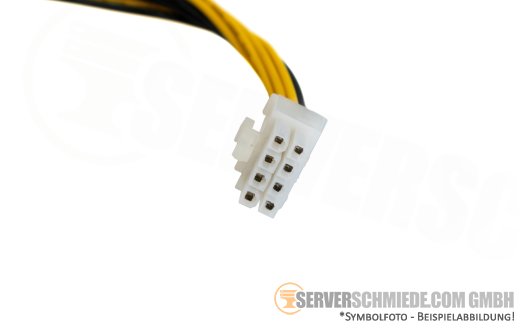 Generic 15cm GPU Power Kabel cable Verlängerung 1x 8-pin EPS / CPU male to 1x 8-pin EPS / CPU female