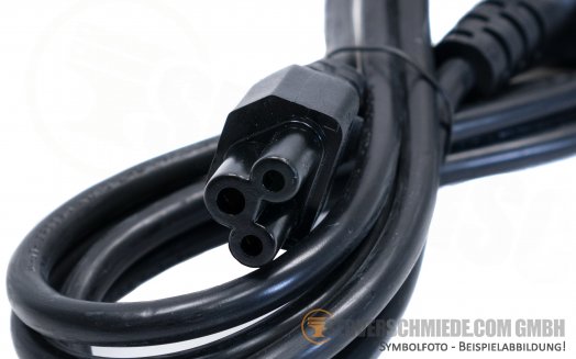 Generic 1,00 - 1,70m Kaltgeräte Kabel 1x Schuko 1x C5 Kleeblatt