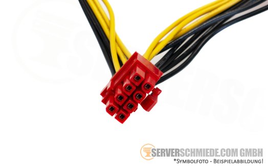 Generic 20 / 25cm GPU Kabel cable 1x 8-pin EPS / CPU male to 2x 6+2-pin PCIe male