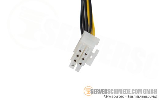 Generic 20 / 25cm GPU Kabel cable 1x 8-pin EPS / CPU male to 2x 6+2-pin PCIe male
