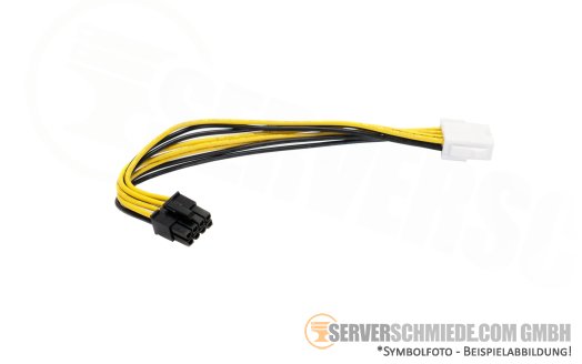 Generic 20cm GPU Verl&auml;ngerung Kabel cable 1x 8-pin EPS / CPU male to 1x 8-pin EPS / CPU female