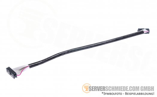 Generic 25cm Kabel 2x 16-pin  Crimpstecker