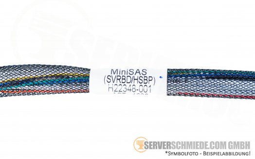 Generic 25cm SAS Kabel  1x SFF-8643 1x SFF-8643 H22348-001
