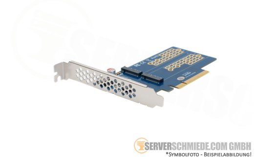 Generic 2x M.2 NVMe x4 PCIe 3.0 x8 Bifurcation Controller Adapter 2230 - 2280 +NEW+