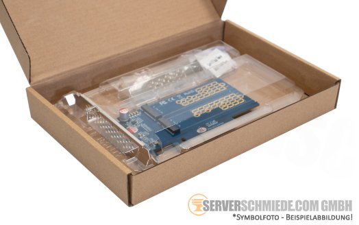 Generic 2x M.2 NVMe x4 PCIe 3.0 x8 Bifurcation Controller Adapter 2230 - 2280 +NEW+