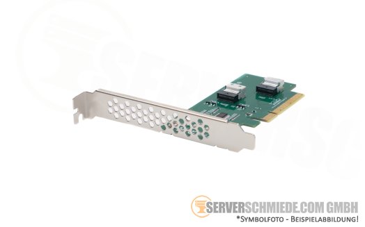 Generic 2x NVMe U.2 Extender PCIe 4.0 x8 2x 8654 4i